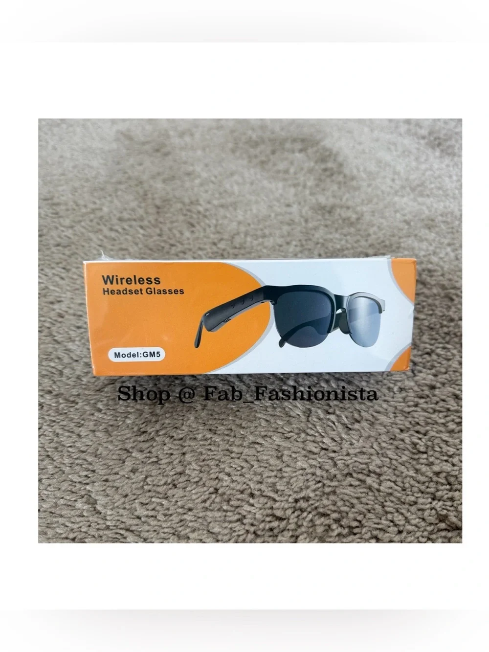 Smart Glasses Wireless Headset Glasses GM5 - Black